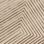 Preview: Moderner Wohnzimmerteppich pflegeleicht geometrisches Muster in Beige