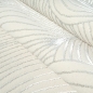 Preview: Teppich Creme Struktur Muster modern Wohnzimmer