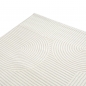 Preview: Teppich Creme Ornament Design elegant Wohnzimmer