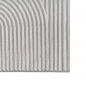 Preview: Teppich Grau Linien Design modern Wohnzimmer