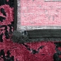 Preview: Orientalischer Blumendesign Teppich in Rot
