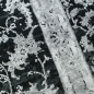 Preview: Orientalischer Blumendesign Teppich in Grau