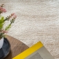 Preview: Teppich beige modern Kreisdesign weich pflegeleicht