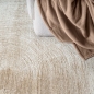 Preview: Teppich beige modern Kreisdesign weich pflegeleicht