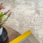 Preview: Teppich beige modern Struktur weich pflegeleicht