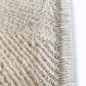 Preview: Teppich beige modern Linienstruktur weich pflegeleicht