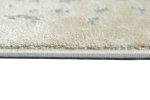 Preview: Wollteppich Designerteppich Teppich abstrakt aus Naturfasern in beige grau