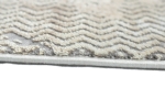 Preview: Wollteppich Designerteppich Teppich abstrakt aus Naturfasern in beige grau creme