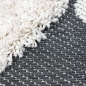Preview: Kinderzimmer Teppich Baby Spielteppich 3D Optik High Low Effekt Kuschel Bär creme grau schwarz