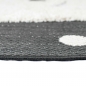 Preview: Kinderzimmer Teppich Baby Spielteppich 3D Optik High Low Effekt Eisbär creme grau schwarz