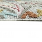Preview: Robuster In- & Outdoor Teppich modern pflegeleicht & flachgewebt mit orientalischem Muster in Bunt