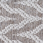 Preview: Teppich Beige Creme für In- & Outdoor strapazierfähig pflegeleicht modern