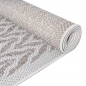 Preview: Teppich Beige Creme für In- & Outdoor strapazierfähig pflegeleicht modern