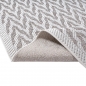 Preview: Teppich Beige Creme für In- & Outdoor strapazierfähig pflegeleicht modern