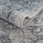 Preview: Teppich Vintage Ornamentmuster Outdoor Wohnzimmerteppich grau