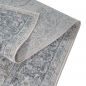 Preview: Teppich Vintage Ornamentmuster Outdoor Wohnzimmerteppich grau