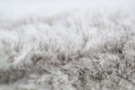 Preview: Teppich Kunstfellteppich Hochflor Faux Fur Hasenfell uni Farbe beige