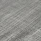 Preview: Lebendig-dezenter Teppich mit abstrakter Netzoptik in grau