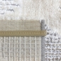 Preview: Schlafzimmer Teppich – schlichtes Rautenmuster – in creme