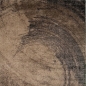 Preview: Moderner Teppich Braun Beige Kreis Design weich Wohnzimmer stilvoll