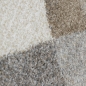 Preview: Moderner Wohnzimmerteppich mit abstraktem Muster grau beige