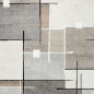 Preview: Moderner Teppich mit grafischem Muster in Beige, Grau und Creme – Eleganter Blickfang für jeden Raum