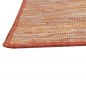 Preview: Teppich Modern Flachgewebe Küchenteppich Indoor Teppich Outdoor Teppich beidseitig nutzbar Farbe Terra