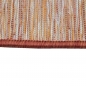 Preview: Teppich Modern Flachgewebe Küchenteppich Indoor Teppich Outdoor Teppich beidseitig nutzbar Farbe Terra