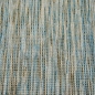 Preview: Teppich Modern Flachgewebe Küchenteppich Indoor Teppich Outdoor Teppich beidseitig nutzbar Farbe Blau Beige
