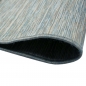 Preview: Teppich Modern Flachgewebe Küchenteppich Indoor Teppich Outdoor Teppich beidseitig nutzbar Farbe Blau Beige