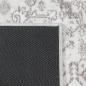 Preview: Gemütlicher Schlafzimmer Teppich im orientalischen Stil grau