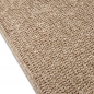 Preview: Teppich mit Jute-Optik für Innen- und Außenbereiche in Beige
