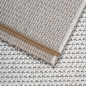 Preview: Teppich kurzflor weich pflegeleicht saugrobotergeeignet für Wohnzimmer Esszimmer Schlafzimmer in creme