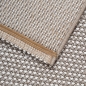 Preview: Wohnzimmerteppich kurzflor im speziellen modernen Design in beige
