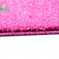 Preview: Lebhafter Schmetterling-Teppich für Kinderzimmer in pink