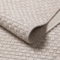 Preview: In- & Outdoorteppich Terrasse wetterfest kurzflor einfarbig in beige
