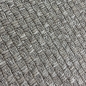 Preview: Teppich Taupe Flechtoptik Strapazierfähig Für Balkon Terrasse