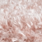 Preview: Flauschiger Hochflorteppich für das Wohnzimmer | rosa
