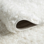 Preview: Gästezimmer Teppich flauschig warm • in creme