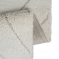 Preview: Natürliche Eleganz: 3D-Teppich mit skandinavischem Flair – Weiß, Creme-beige