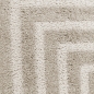 Preview: Flauschiger Hochflor-Teppich in Modern & Gemütlich in Beige