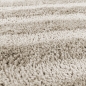Preview: Flauschiger Hochflor-Teppich in Modern & Gemütlich in Beige