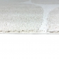 Preview: Moderner Hochflor Teppich mit organischem Muster in Creme