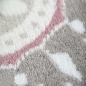 Preview: Teppich Kreisornamente Pink Lila Grau Creme – klassisch & wohnlich