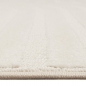 Preview: Schimmernder Wohnzimmer-/Schlafzimmer-Teppich strapazierfähig mit ovalem Linienmuster in Creme
