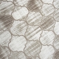 Preview: Moderner Kurzflorteppich mit Ornamentmuster Creme Beige Preview: Moderner Kurzflorteppich mit Ornamentmuster Creme Beige