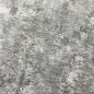 Preview: Teppich Grau Creme mit abstrakter Struktur, Fransen und modernem Design