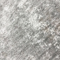 Preview: Teppich Grau Creme mit abstrakter Struktur, Fransen und modernem Design