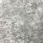 Preview: Teppich Grau Creme mit abstrakter Struktur, Fransen und modernem Design