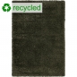 Preview: Umweltfreundlicher Recycle Flauschteppich Wohnzimmer | grün